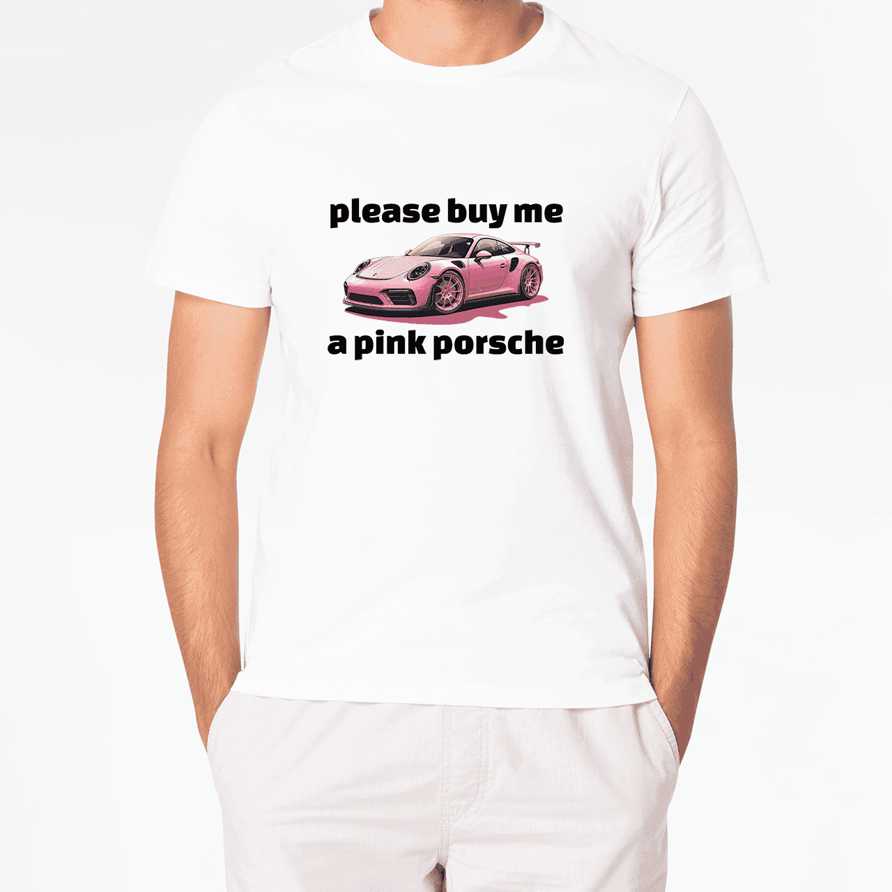 T-Shirts BUY ME PINK PORSCHE - Best Shirts