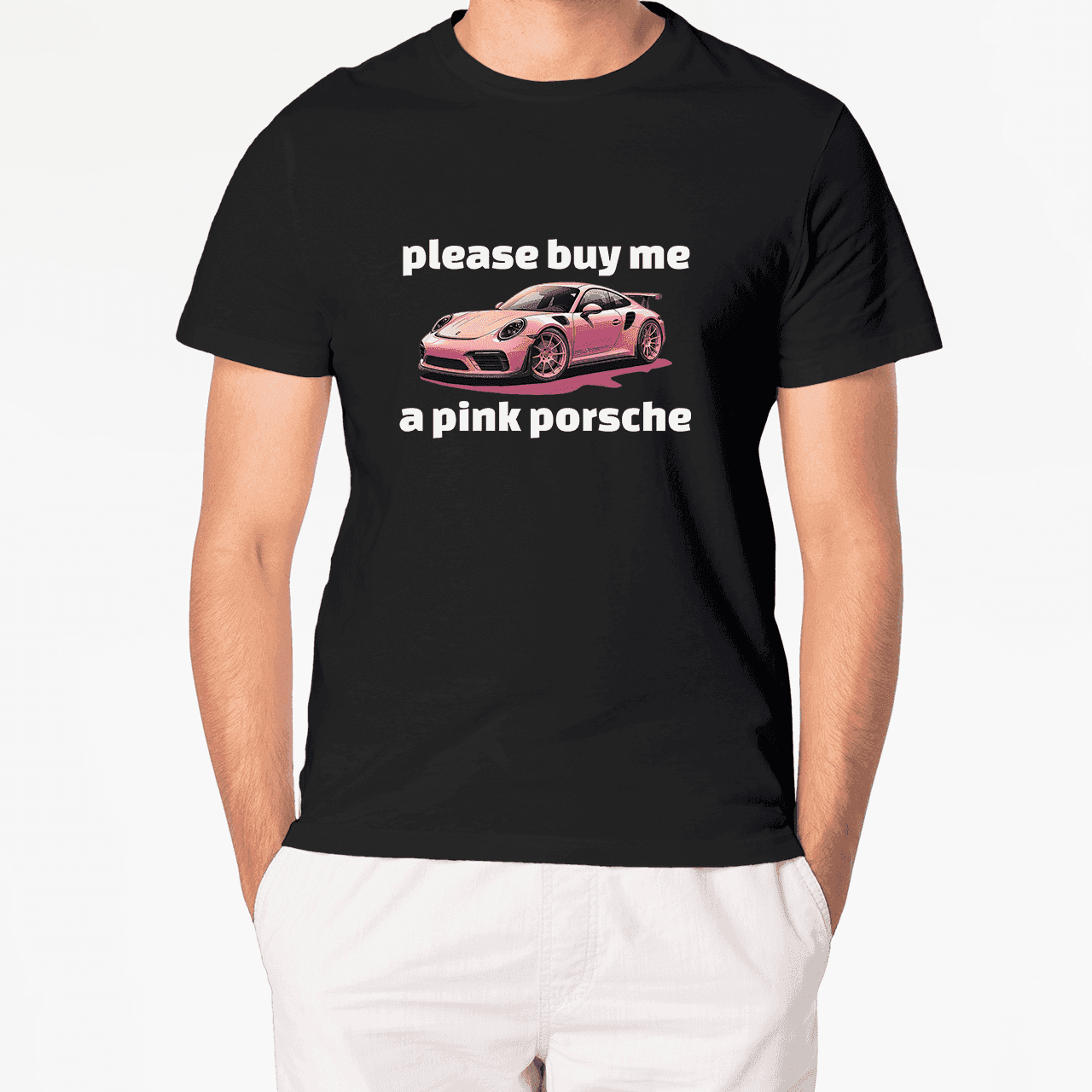 T-Shirts BUY ME PINK PORSCHE - Best Shirts