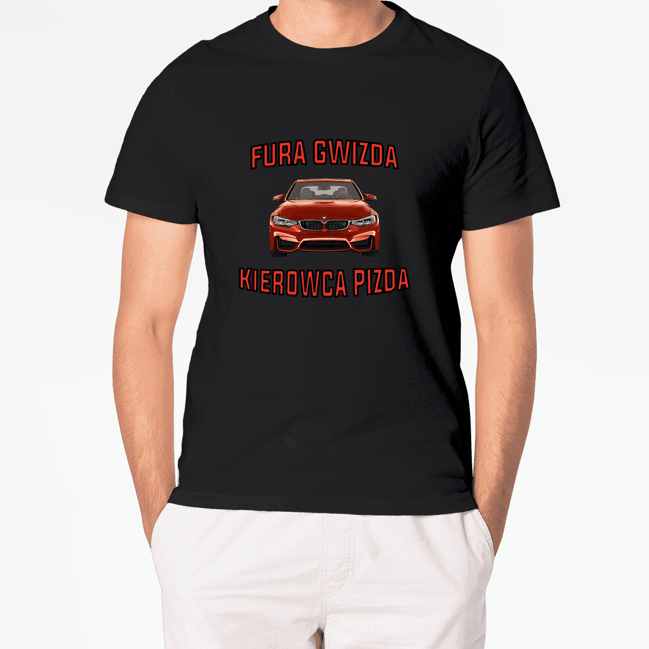 T-Shirt FURA GWIZDA KIEROWCA PIZDA BMW - Best Shirts