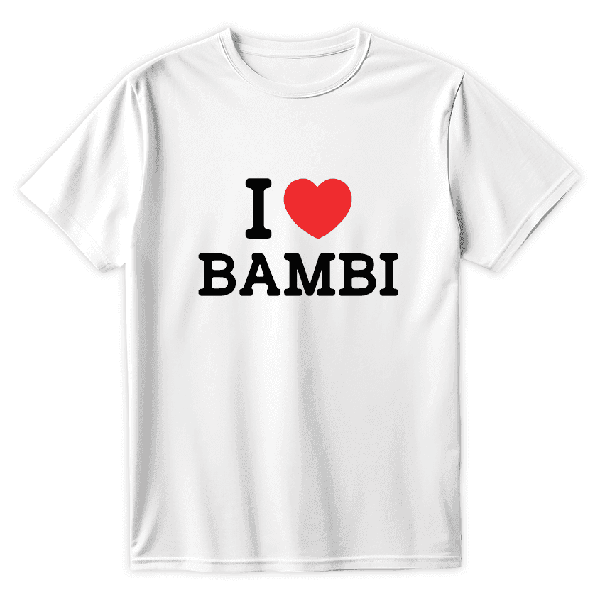 T-SHIRT I LOVE BAMBI - Best Shirts