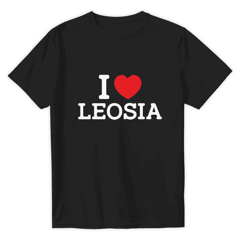 T-SHIRT I LOVE LEOSIA - Best Shirts