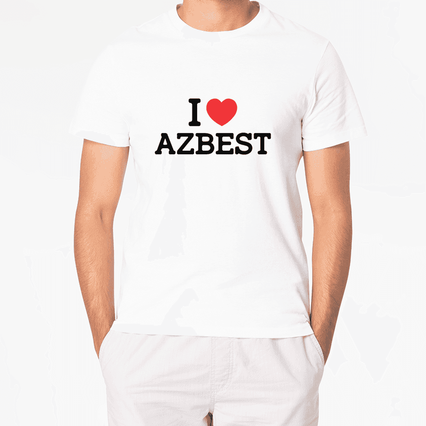 T-Shirt I LOVE AZBEST - Best Shirts