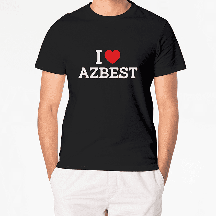 T-Shirt I LOVE AZBEST - Best Shirts