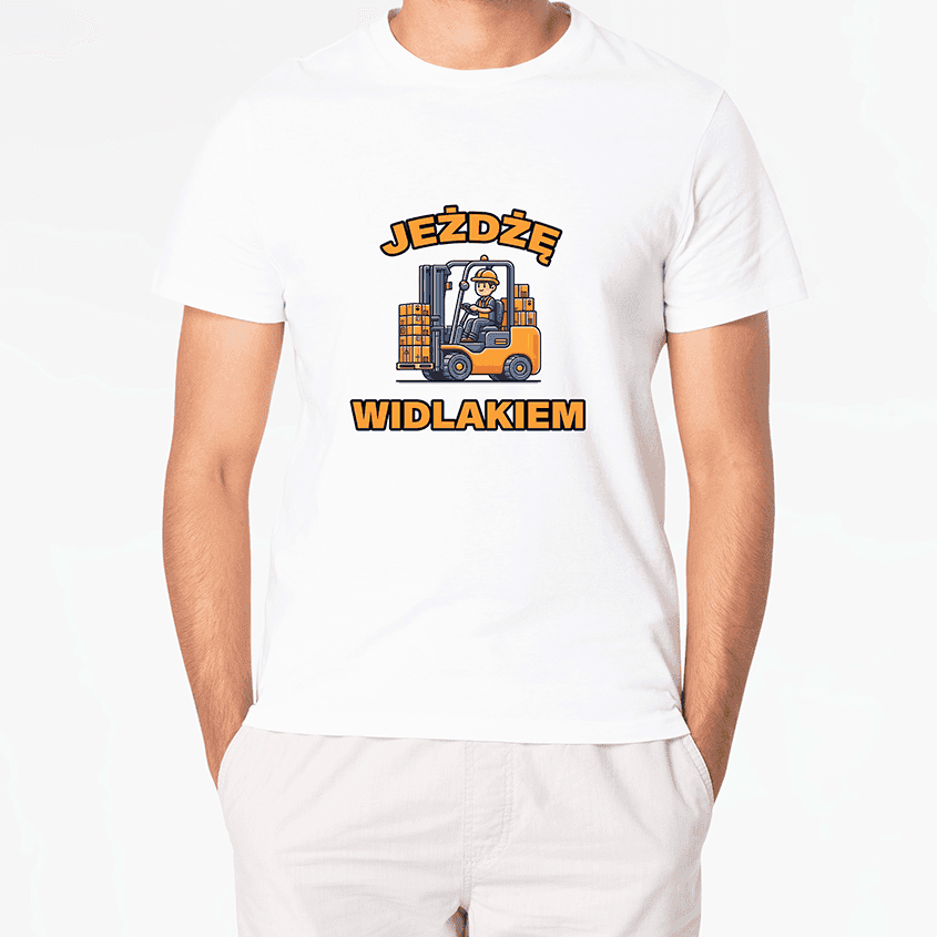 T-shirt JEŻDŻĘ WIDLAKIEM, OPERATOR WÓZKA - Best Shirts