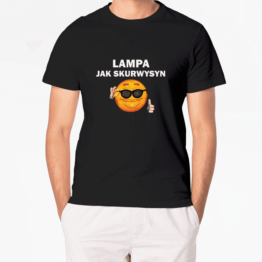 T-SHIRT LAMPA JAK SKURWYSYN - Best Shirts