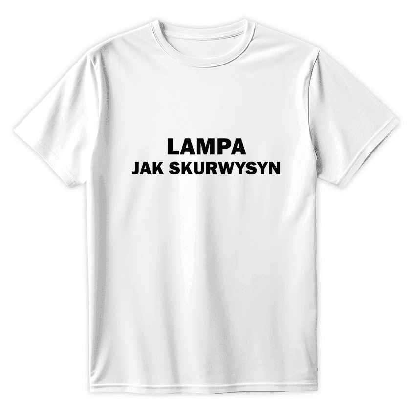 T-SHIRT LAMPA JAK SKURWYSYN - Best Shirts
