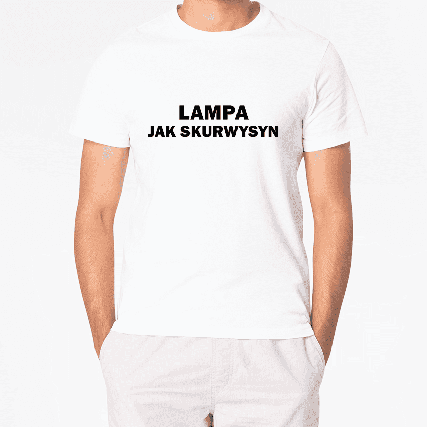 T-SHIRT LAMPA JAK SKURWYSYN - Best Shirts