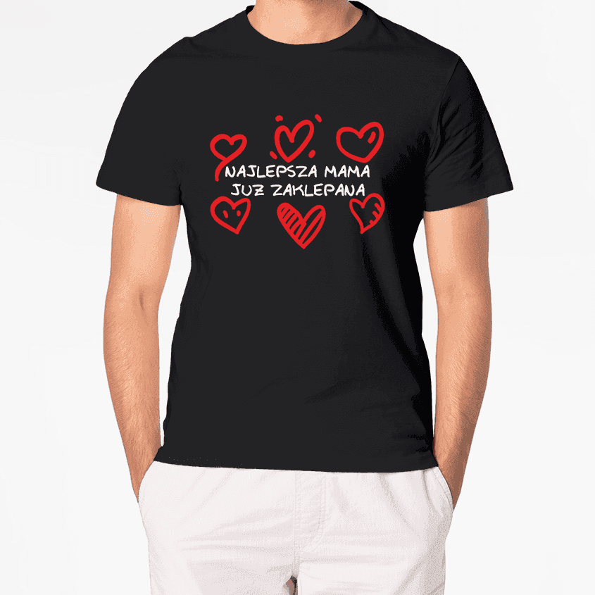 T-Shirt NAJLEPSZA MAMA ZAKLEPANA - Best Shirts