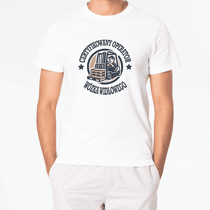 T-shirt JEŻDŻĘ WIDLAKIEM, OPERATOR WÓZKA - Best Shirts