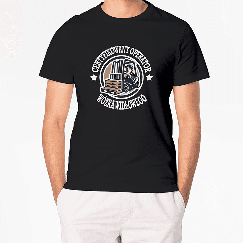 T-shirt JEŻDŻĘ WIDLAKIEM, OPERATOR WÓZKA - Best Shirts