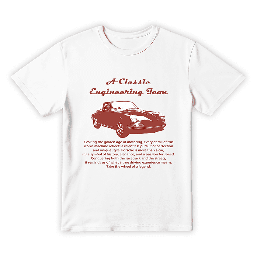 T-shirt VINTAGE PORSCHE 911 TARGA - Best Shirts