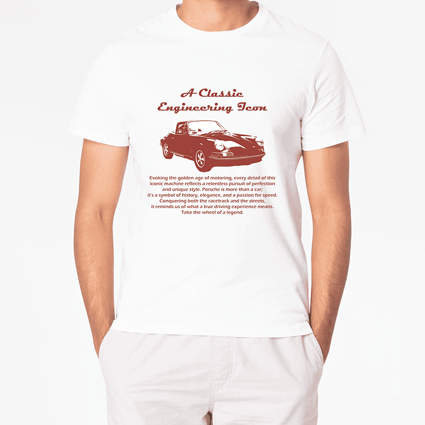 T-shirt VINTAGE PORSCHE 911 TARGA - Best Shirts
