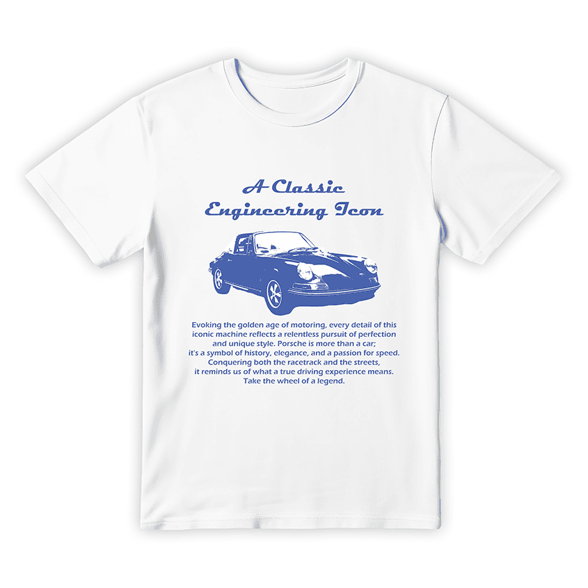 T-shirt VINTAGE PORSCHE 911 TARGA - Best Shirts
