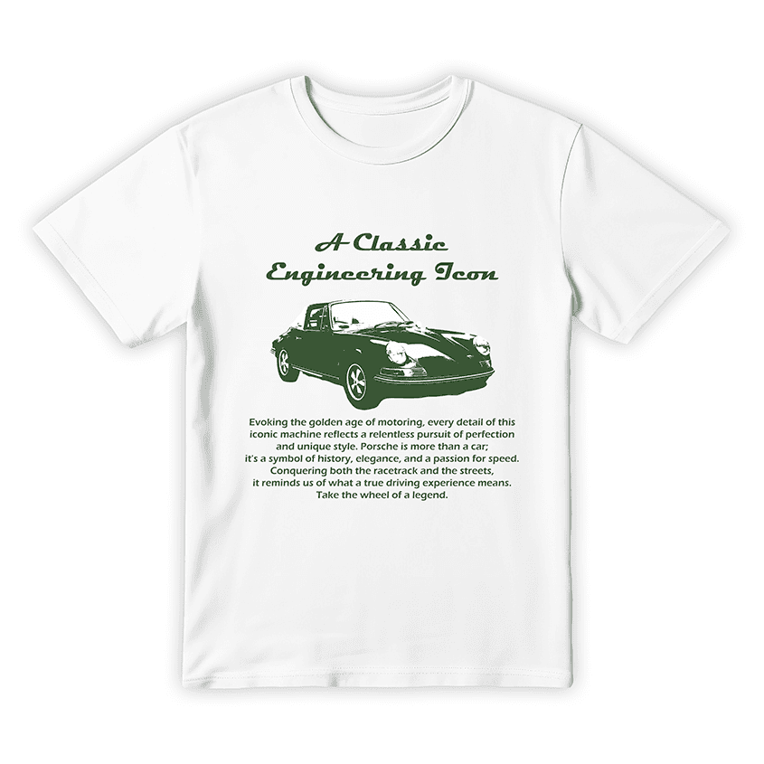 T-shirt VINTAGE PORSCHE 911 TARGA - Best Shirts