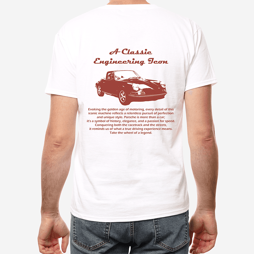T-shirt VINTAGE PORSCHE 911 TARGA - Best Shirts