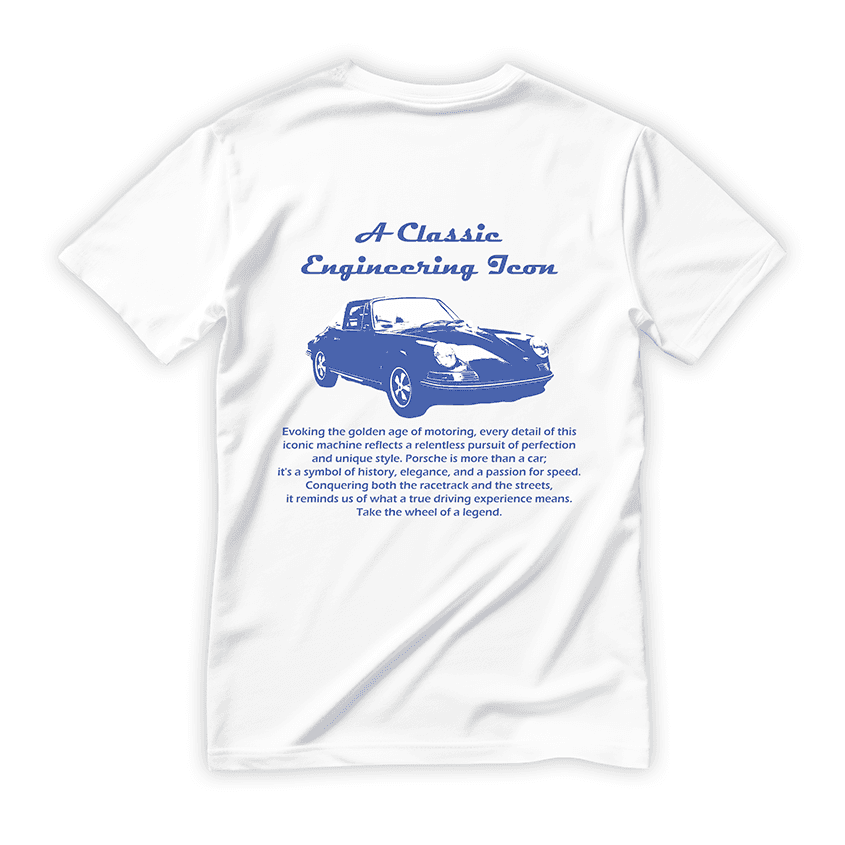 T-shirt VINTAGE PORSCHE 911 TARGA - Best Shirts