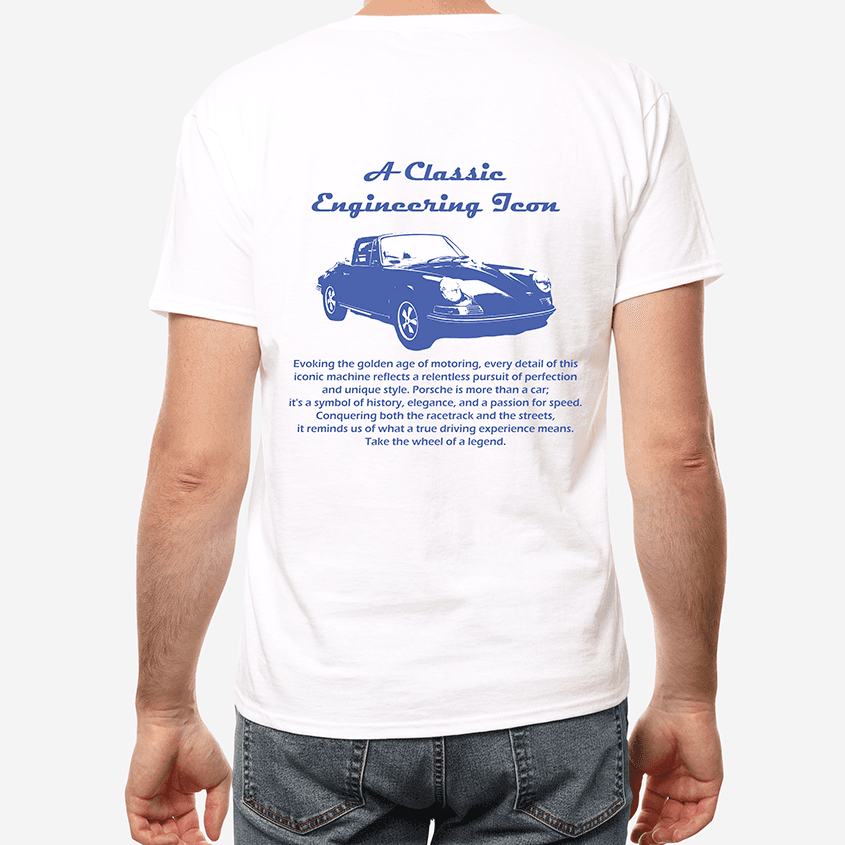 T-shirt VINTAGE PORSCHE 911 TARGA - Best Shirts