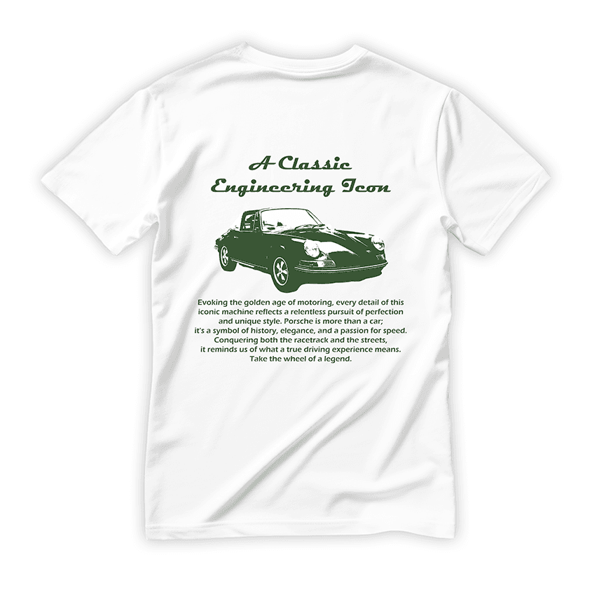 T-shirt VINTAGE PORSCHE 911 TARGA - Best Shirts