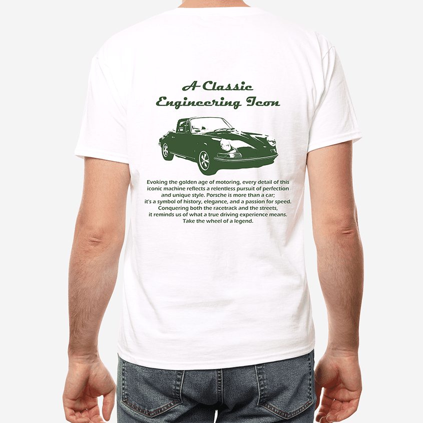 T-shirt VINTAGE PORSCHE 911 TARGA - Best Shirts