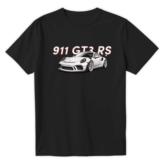 Black T-Shirt 911 GT3 RS - Best Shirts