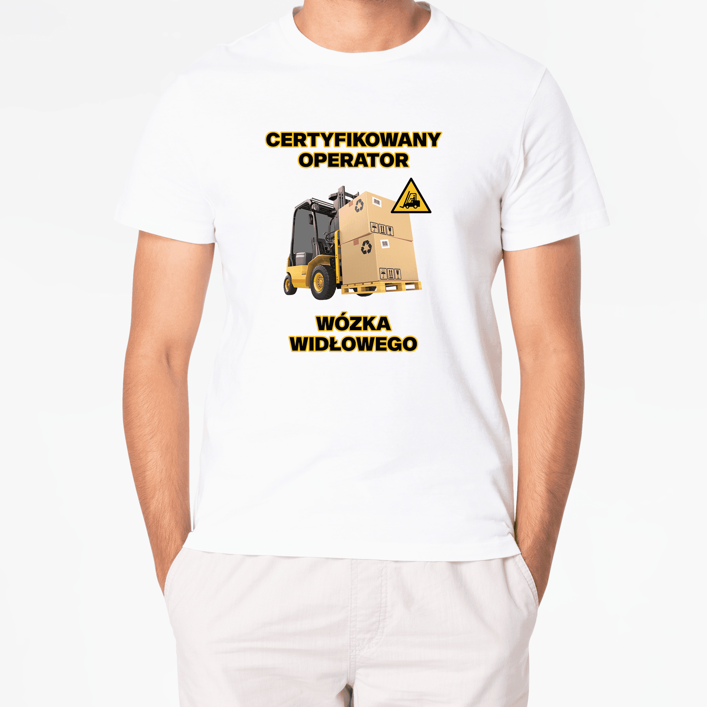 T-Shirt CERTYFIKOWANY OPERATOR WÓZKA WIDŁOWEGO - Best Shirts