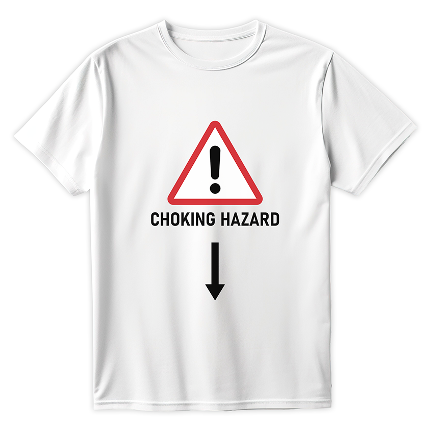 T-shirt CHOKING HAZARD