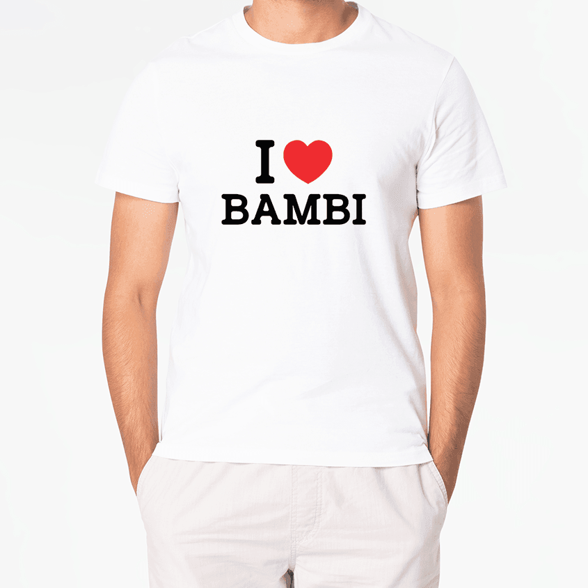 T-SHIRT I LOVE BAMBI - Best Shirts