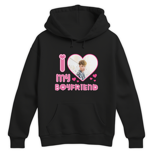 Bluza I LOVE MY BOYFRIEND z twoim zdjęciem