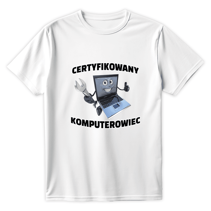 T-Shirt CERTYFIKOWANY KOMPUTEROWIEC - Best Shirts