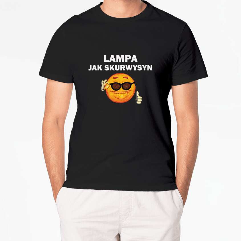 T-SHIRT LAMPA JAK SKURWYSYN - Best Shirts