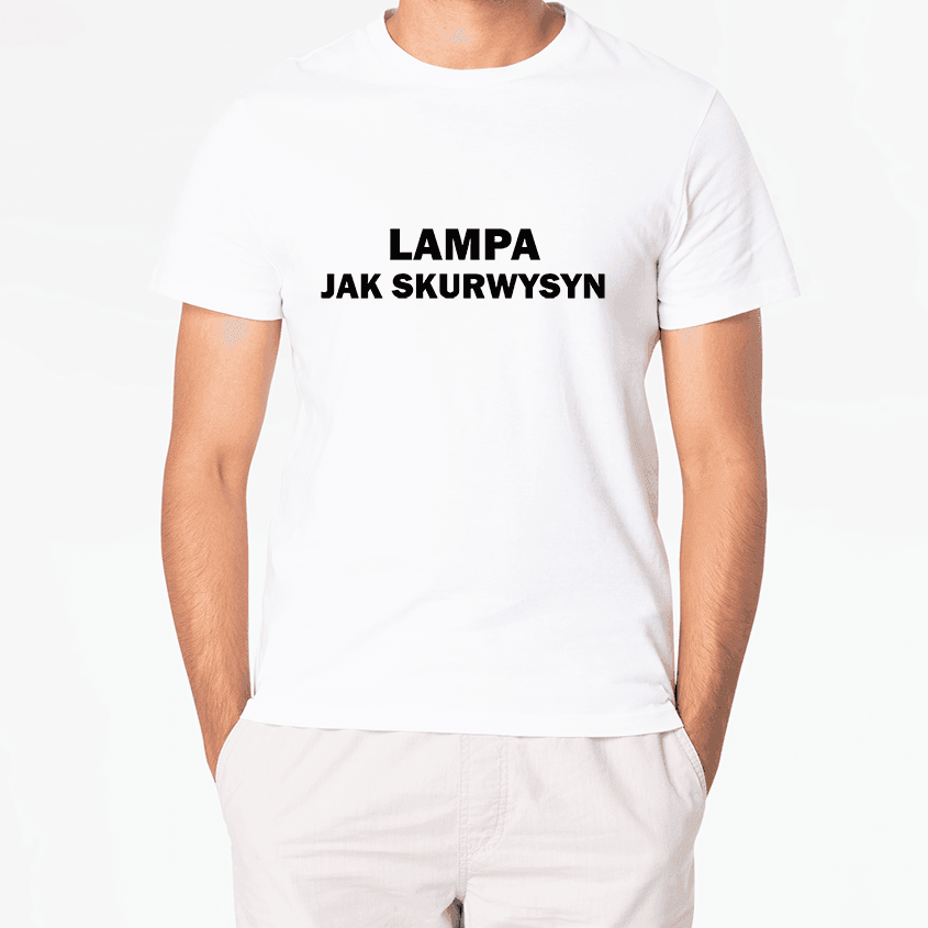 T-SHIRT LAMPA JAK SKURWYSYN - Best Shirts