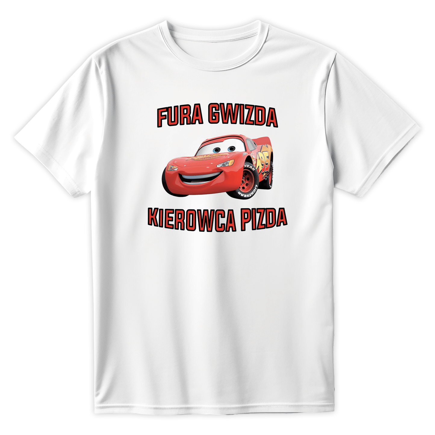 Black T-Shirt Fura Gwizda Kierowca Pizda - Best Shirts